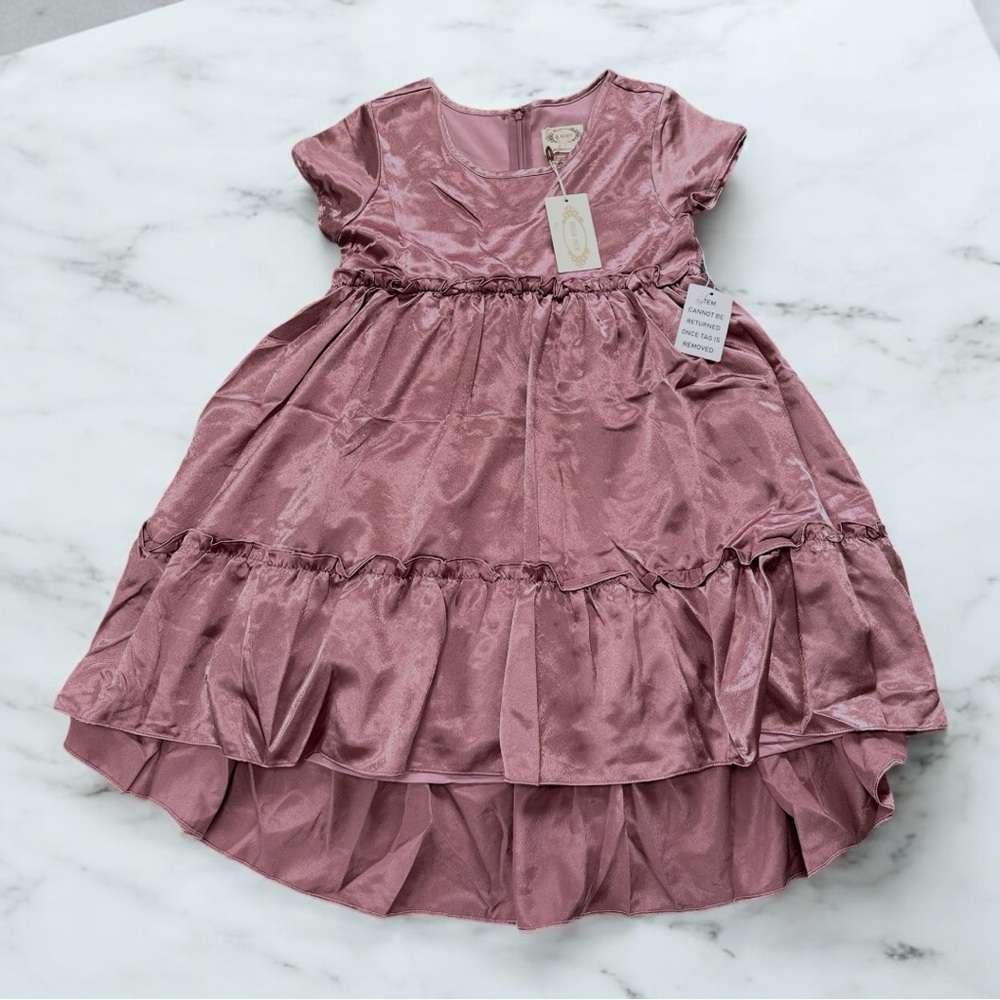 Joyfolie Lorelei Dress in Mauve
